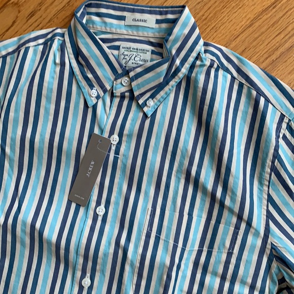 J. Crew Stretch Secret Wash poplin shirt - Picture 2 of 5